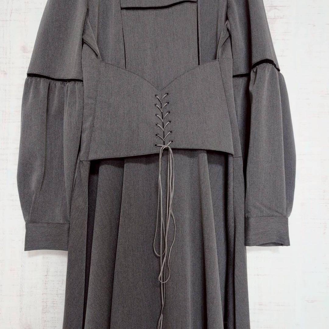 Ameri vintage即完売ワンピース LACE UP BELT DRESS
