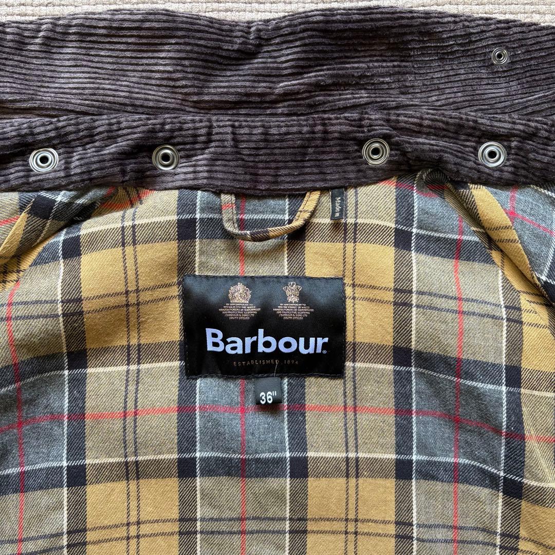 【雰囲気◎】Barbour バブアー トランスポート オイル抜き 36 グレー