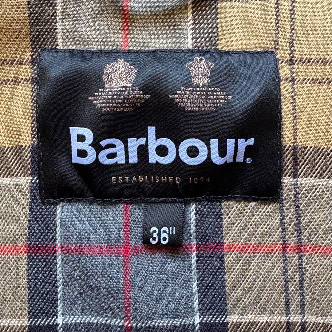 【雰囲気◎】Barbour バブアー トランスポート オイル抜き 36 グレー
