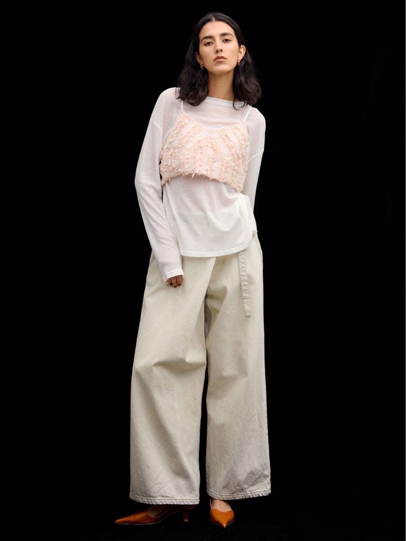 アメリ/2WAY MIX PINK SHAGGY BUSTIER