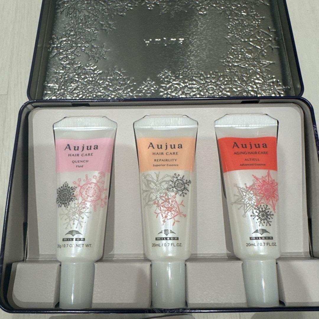 Aujua リペアリティ シャンプー＆トリートメント 1000ml コフレ付き