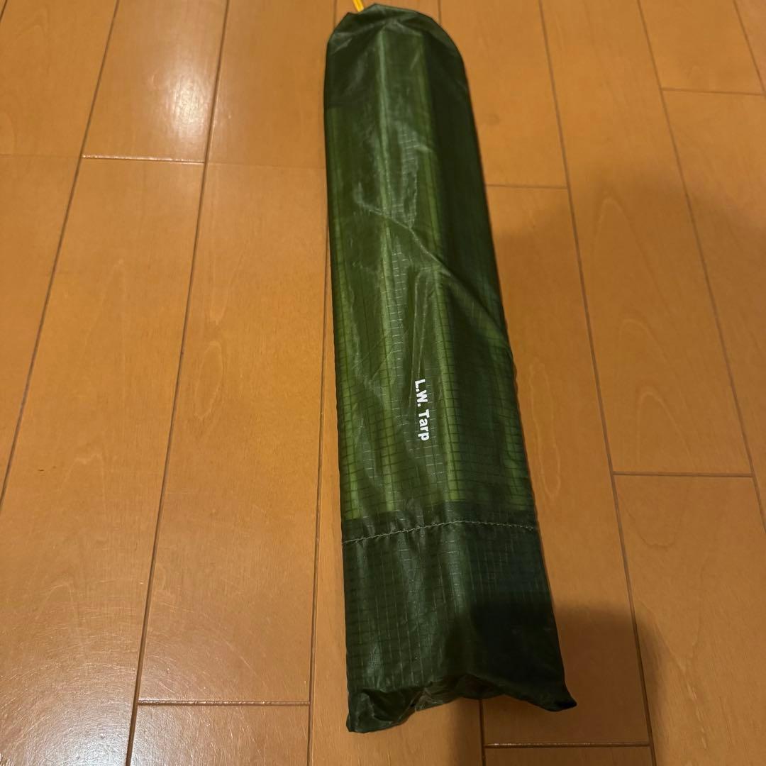 【✨美品✨】モンベル L.W. Tarp タープ ポール付き グリーン 山用