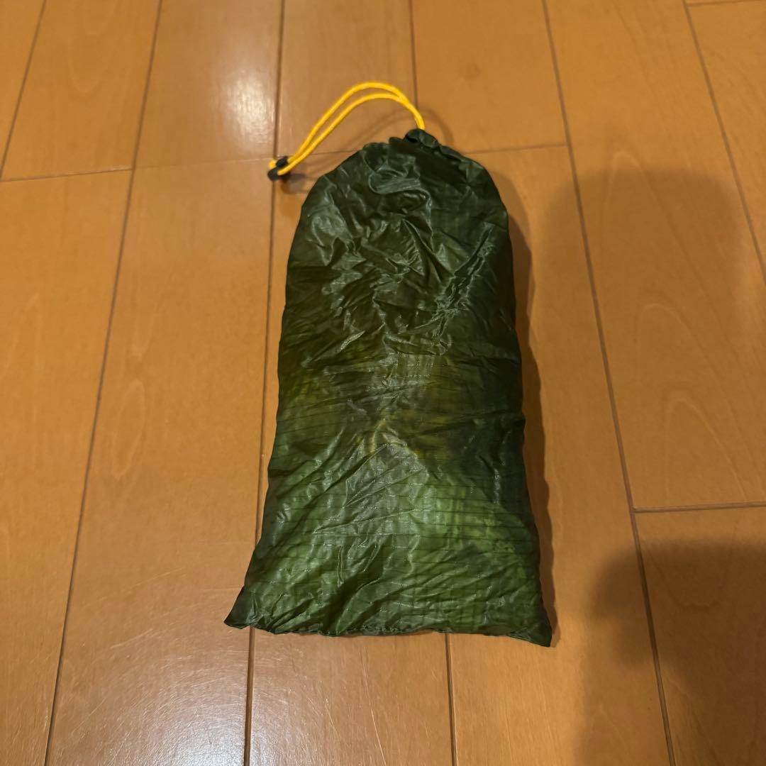 【✨美品✨】モンベル L.W. Tarp タープ ポール付き グリーン 山用