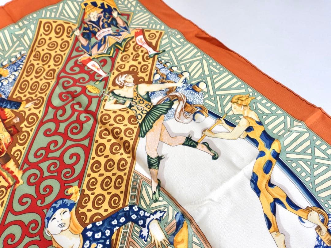 ◇エルメス◇カレ90/ロシア バレエ/スカーフ/スカーフ/シルク/希少品