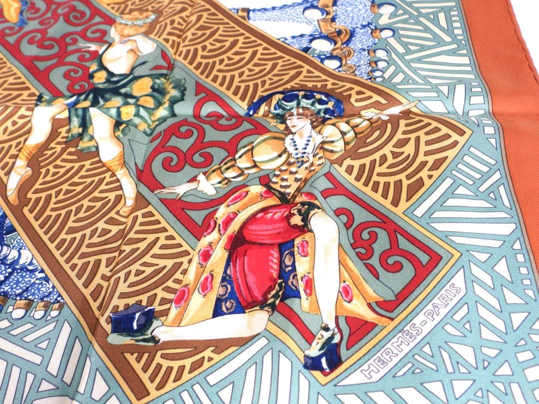 ◇エルメス◇カレ90/ロシア バレエ/スカーフ/スカーフ/シルク/希少品