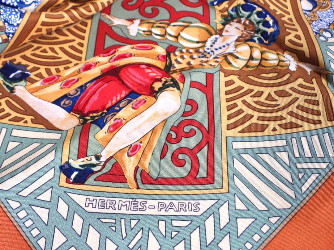 ◇エルメス◇カレ90/ロシア バレエ/スカーフ/スカーフ/シルク/希少品