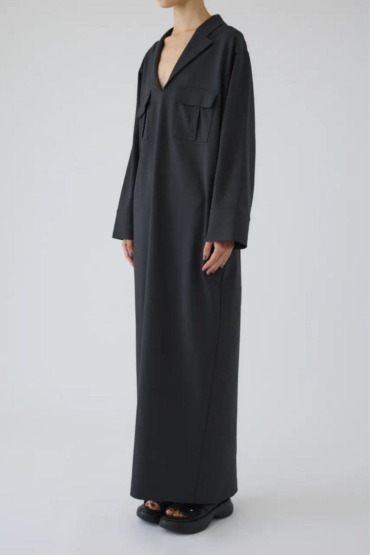 RIM.ARK Tailored maxi dress グレー36サイズ