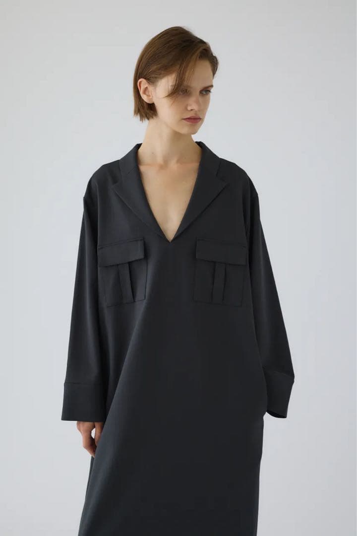 RIM.ARK Tailored maxi dress グレー36サイズ