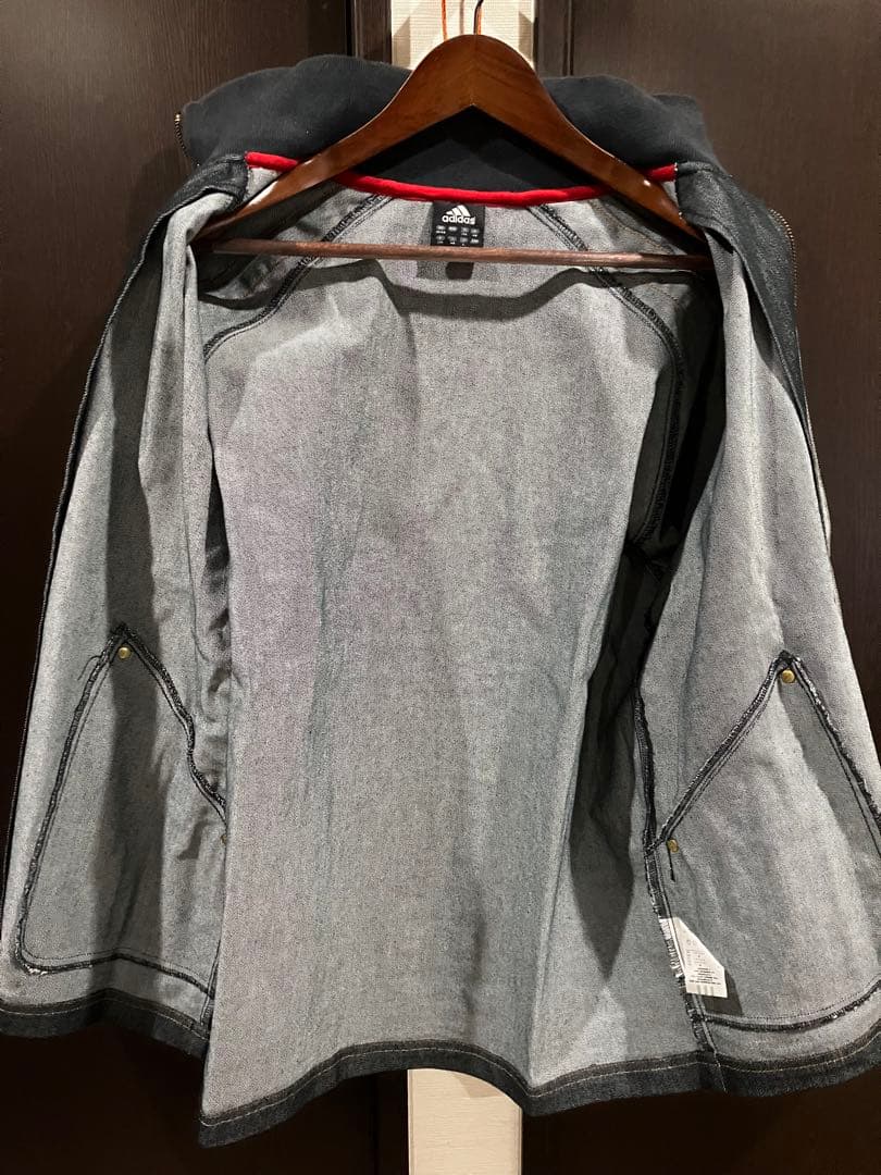 adidas アディダス　ダークデニムジャケット　希少品
