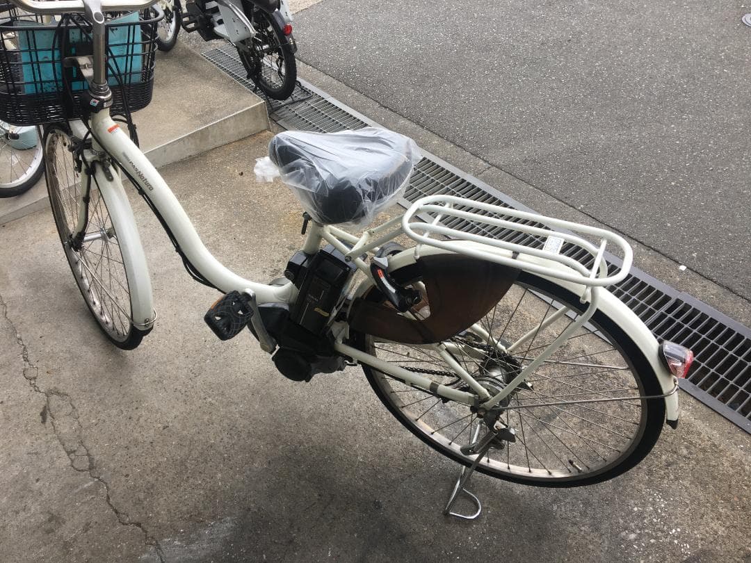 地域限定送料無料　パス　ナチュラ　15,4AH　子供乗せ　白　神戸　電動自転車