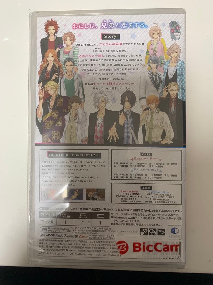 Nintendo Switch BROTHERS CONFLICT Precious Baby