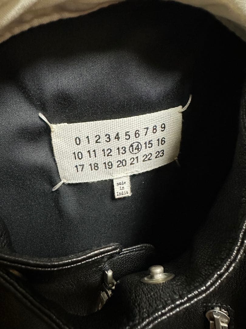 Maison Margiela 5ZIP ライダース18aw マルジェラ 八の字