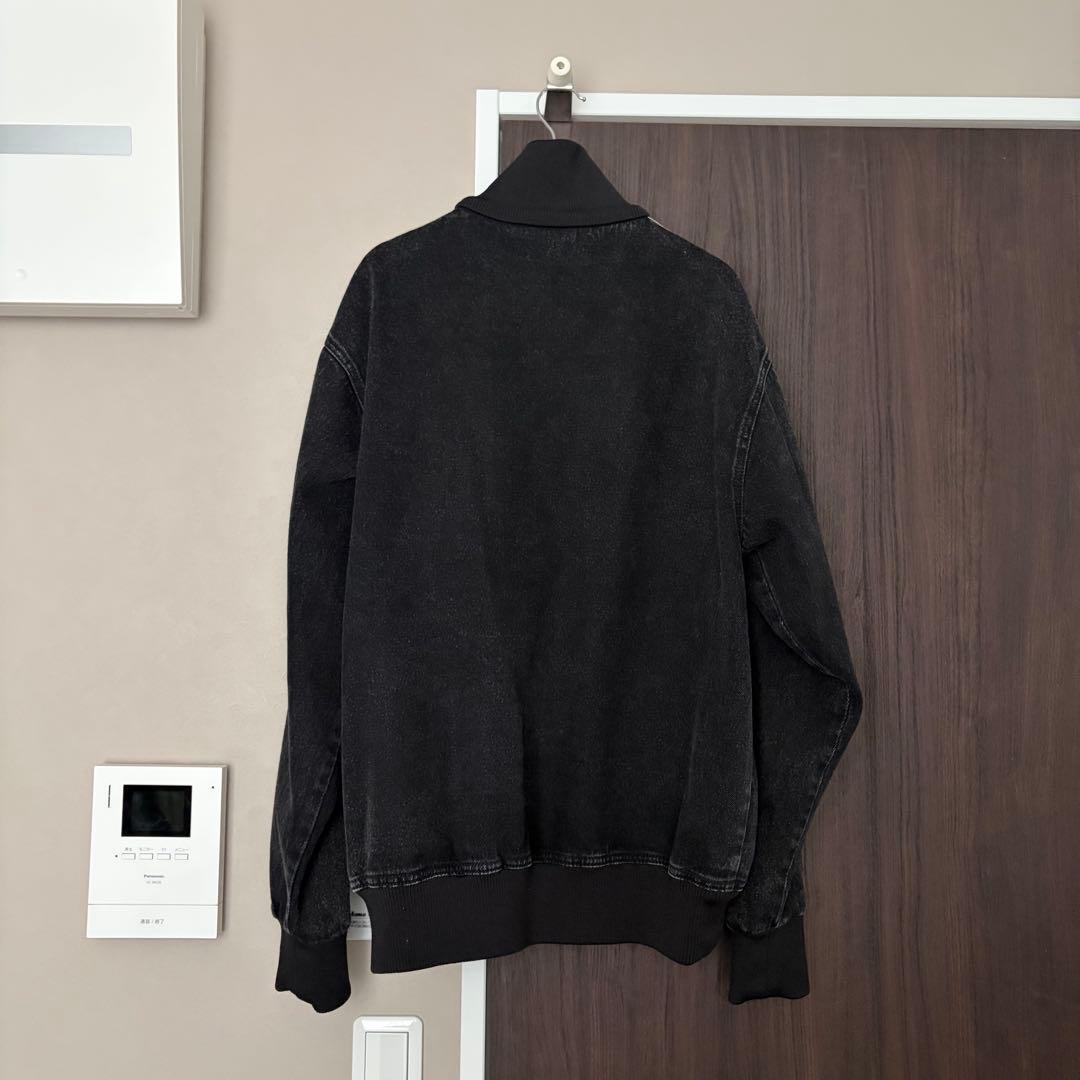 【美品】adidas originals ブラックデニムジャケット Lサイズ