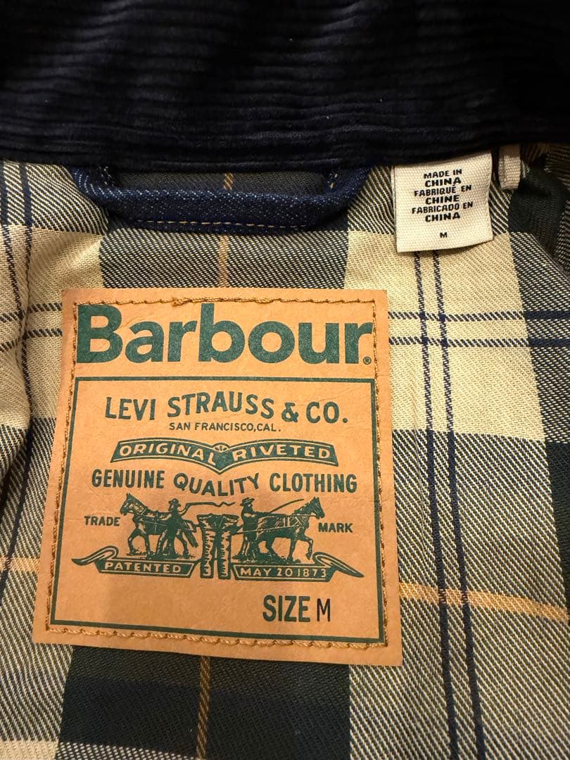ジャケット・アウター Barbour x Levi's OS Bedale Denim Jacket