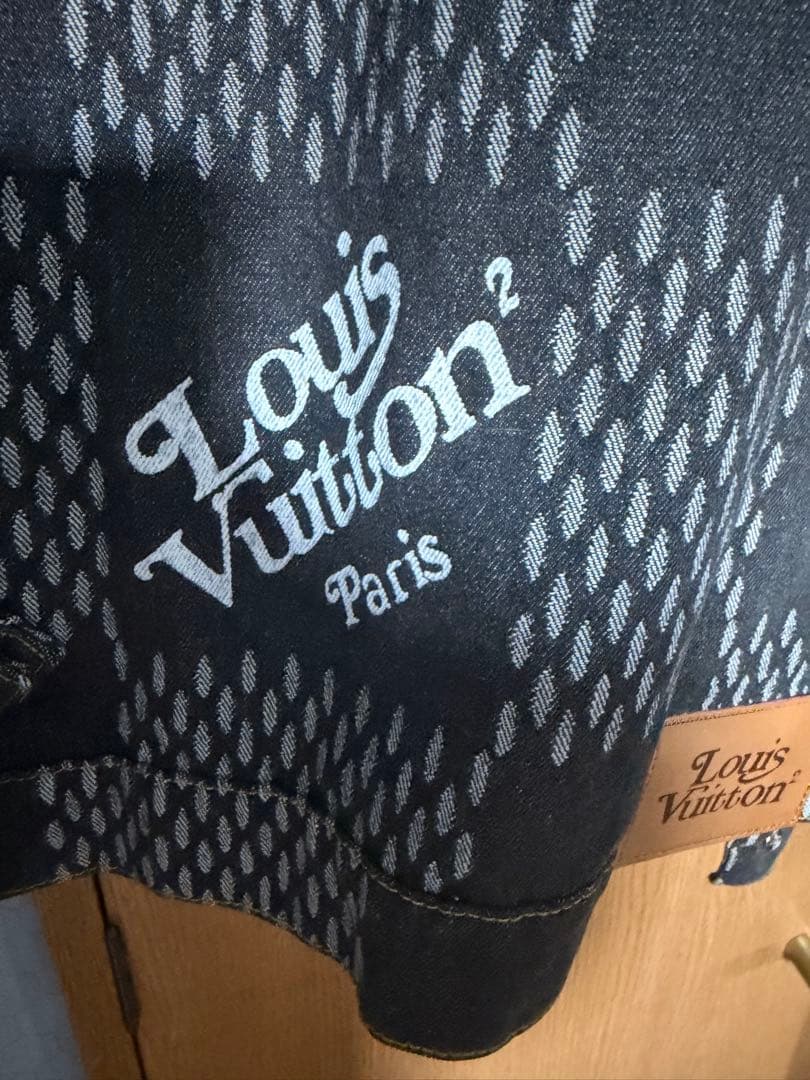 モ*ラ様 Louis Vuitton グレー デニムジャケット