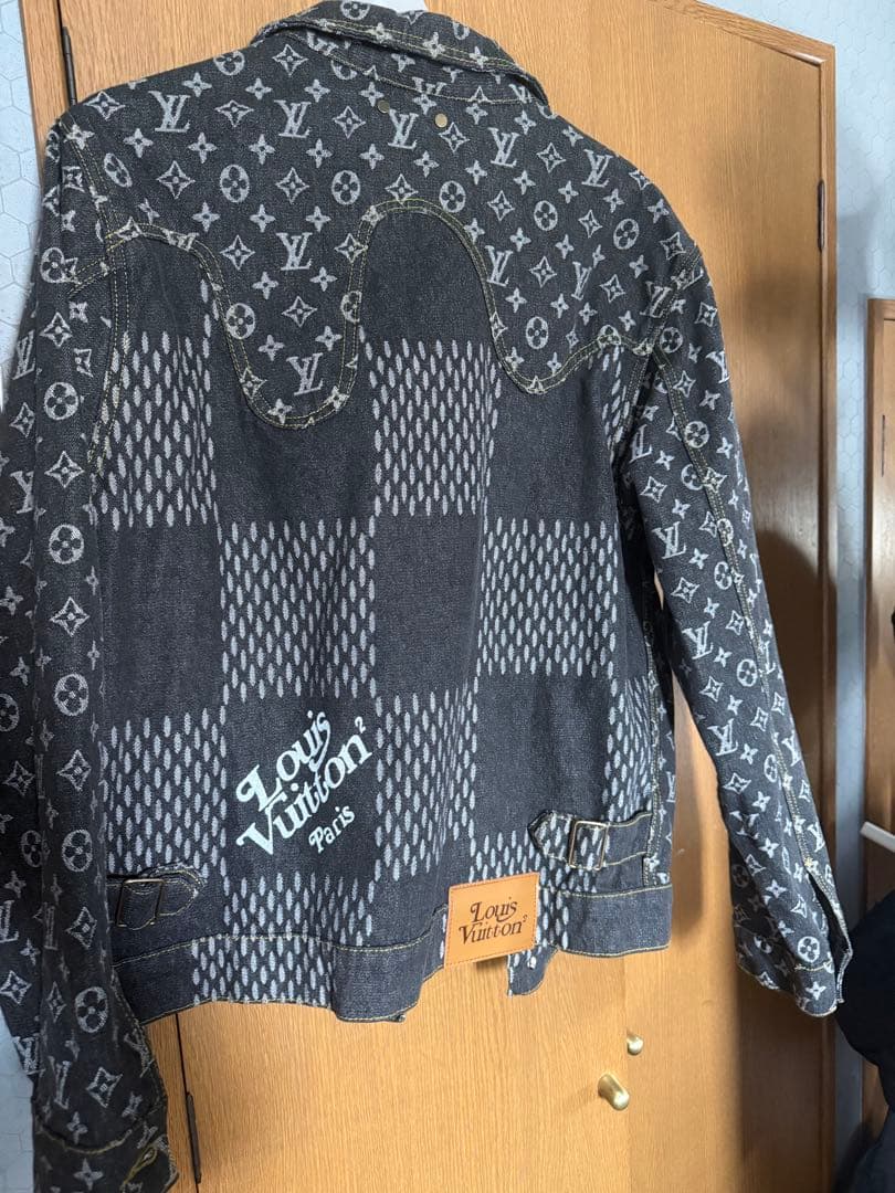 モ*ラ様 Louis Vuitton グレー デニムジャケット