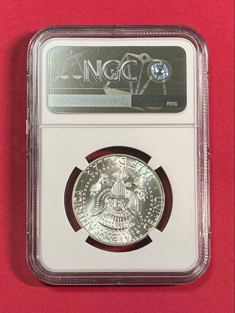 1964年 ケネディ ハーフダラー 銀貨 NGC MS64 FIRST YEAR