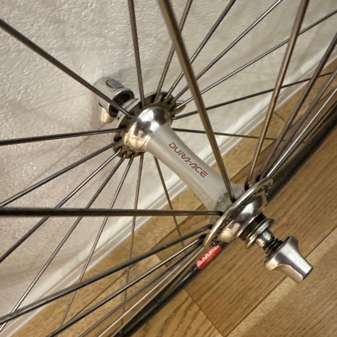 ARAYA AERO 4 リム　DURA-ACE 7700ハブ　フロントホイール