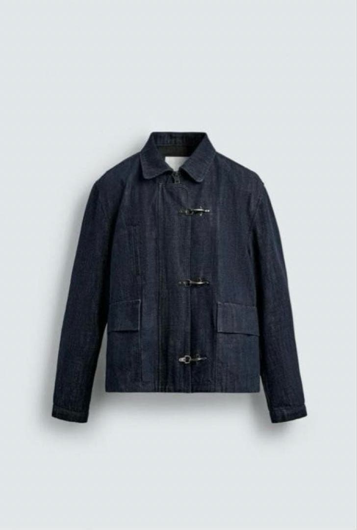 【新品・即完品】ZARA ザラ トグルボタンデニムジャケット L