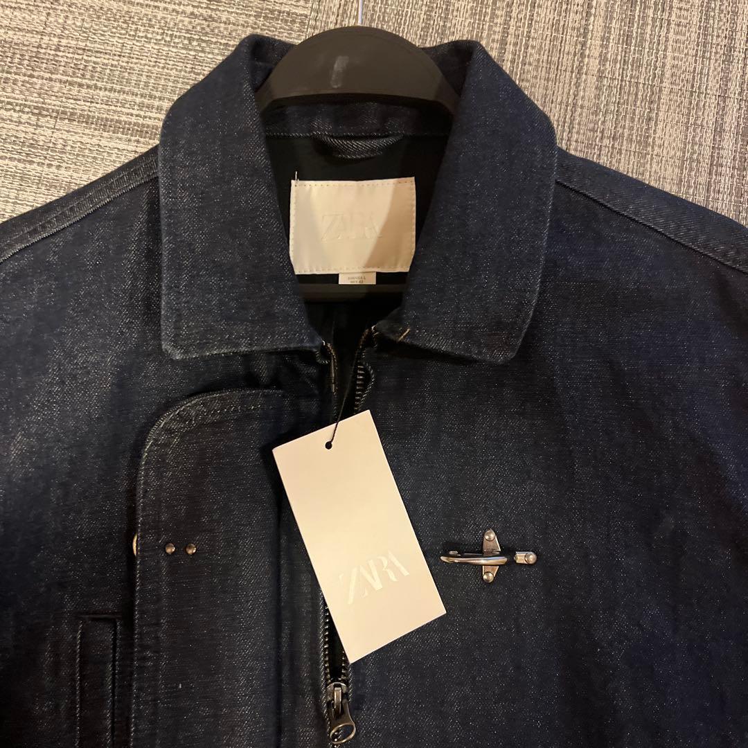 【新品・即完品】ZARA ザラ トグルボタンデニムジャケット L