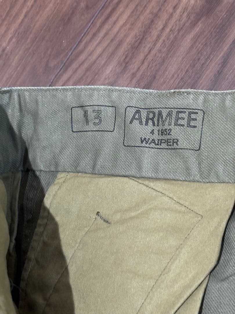 WAIPER.inc ワイパーインク フランス軍 M-47 カーゴパンツ 前期型