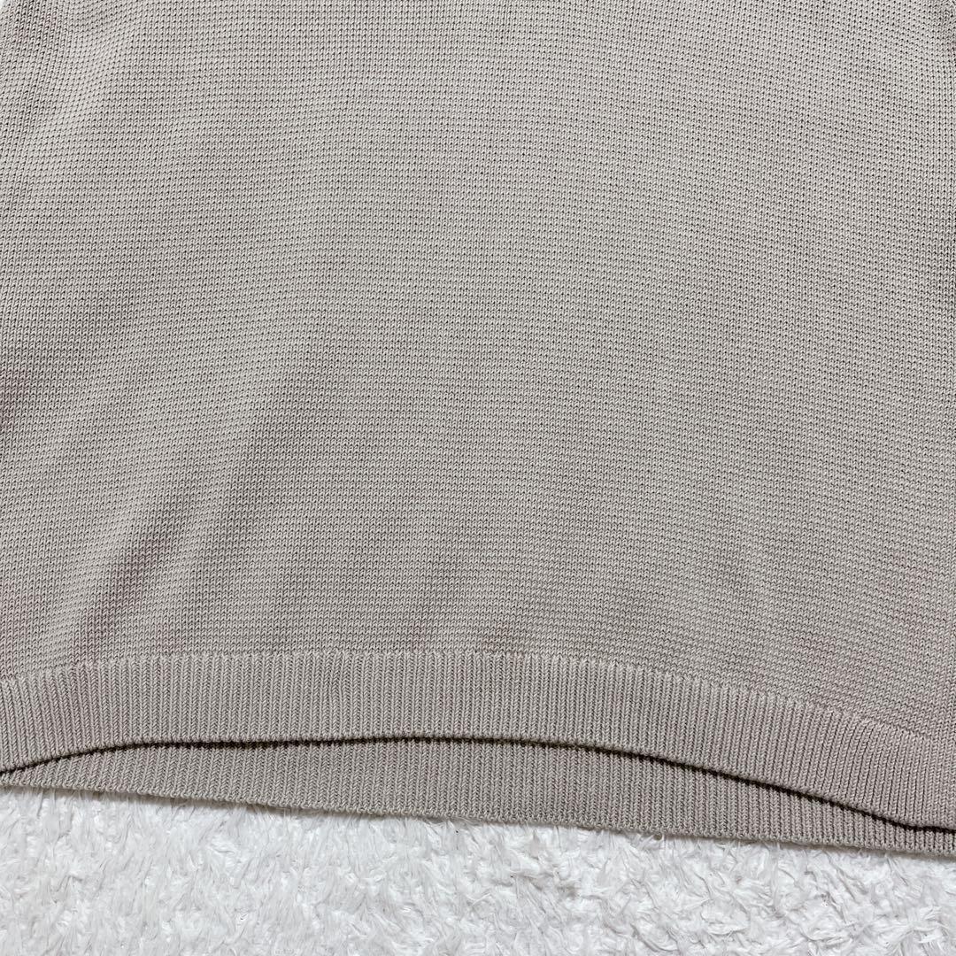 タグ付き新品✨23区【洗える】コットンコード ニットベスト　ベージュ