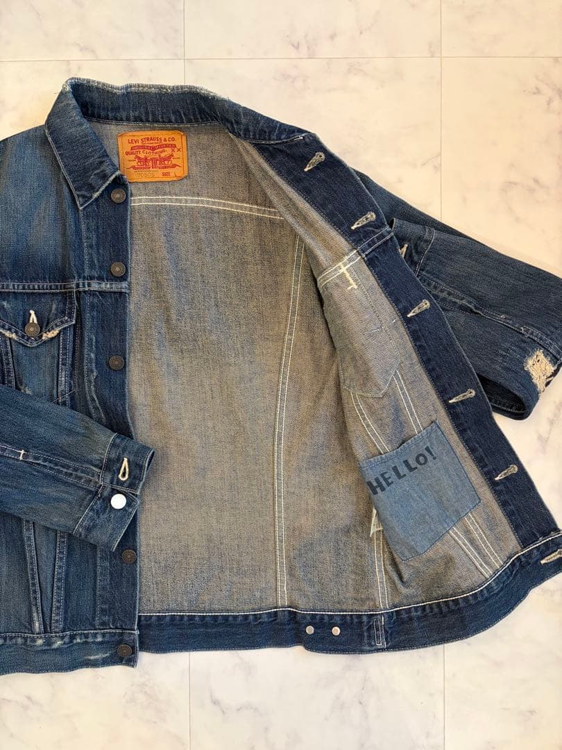 キムタク着用モデル Levi's 70505 ビンテージ加工 デニムジャケット