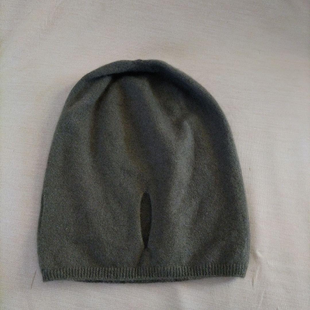 【tama】evam eva エヴァムエヴァ　cashmere cap