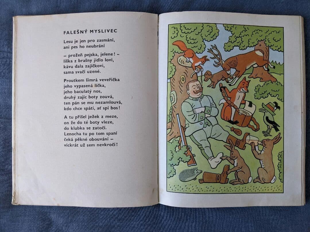 チェコ絵本 Josef Lada / Vesely Prirodopis