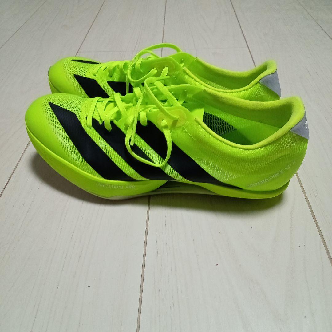 adidas スパイクシューズ 蛍光イエロー/ブラックプライムsp427.0