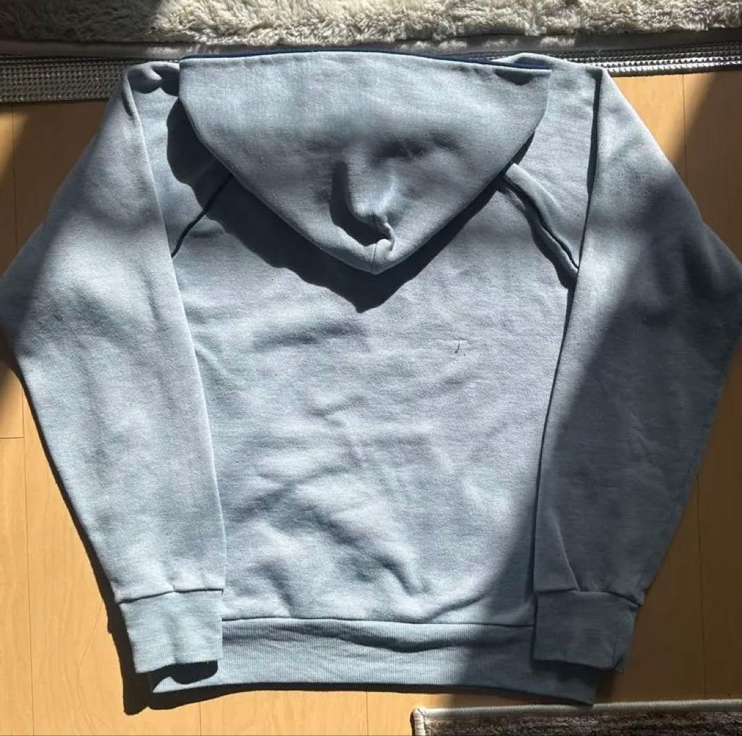 【希少】adidas 80s USA製　フーディー　vintage 短丈