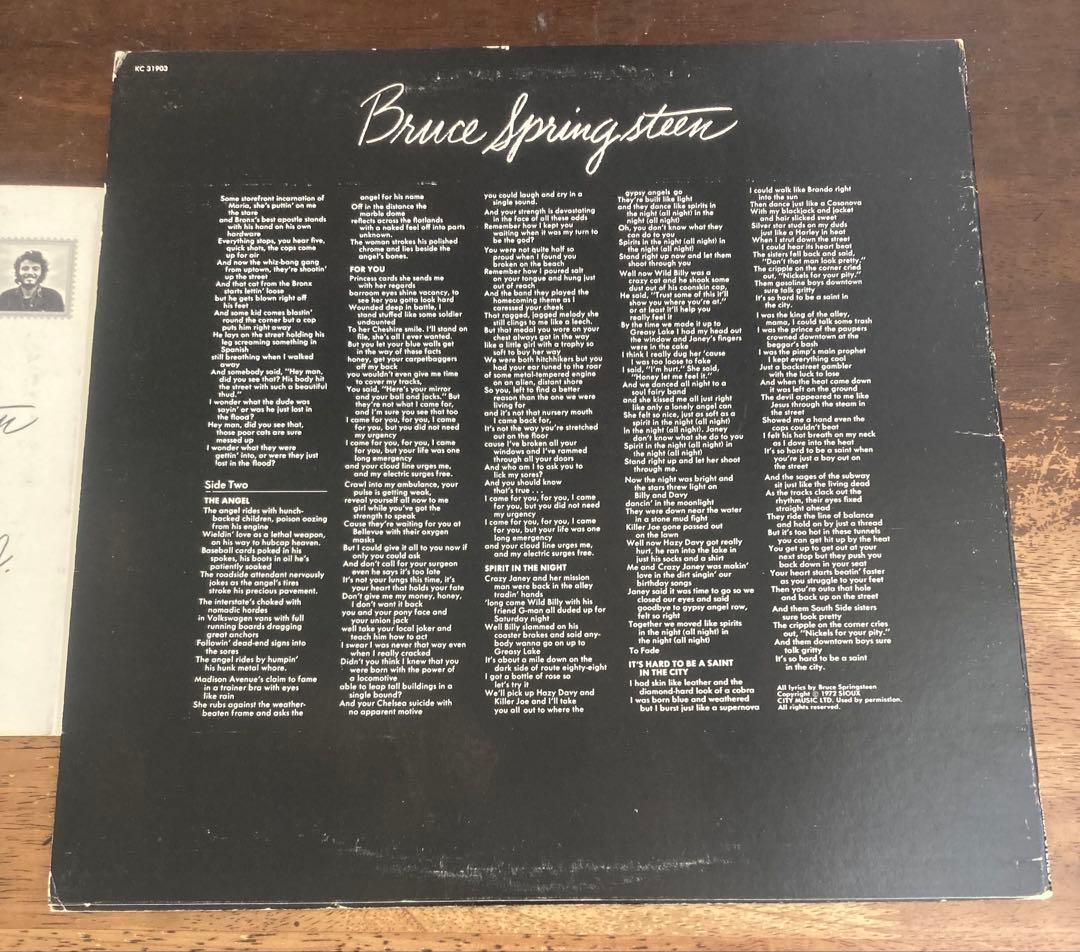 ◾️最高音質USオリジナルプロモ盤■BRUCE SPRINGSTEEN / ブルー