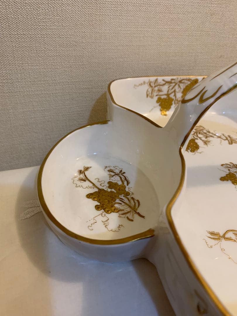 Hammersley ハマースレイ金彩盛絵　葡萄　豪華　バスケット、トレイ