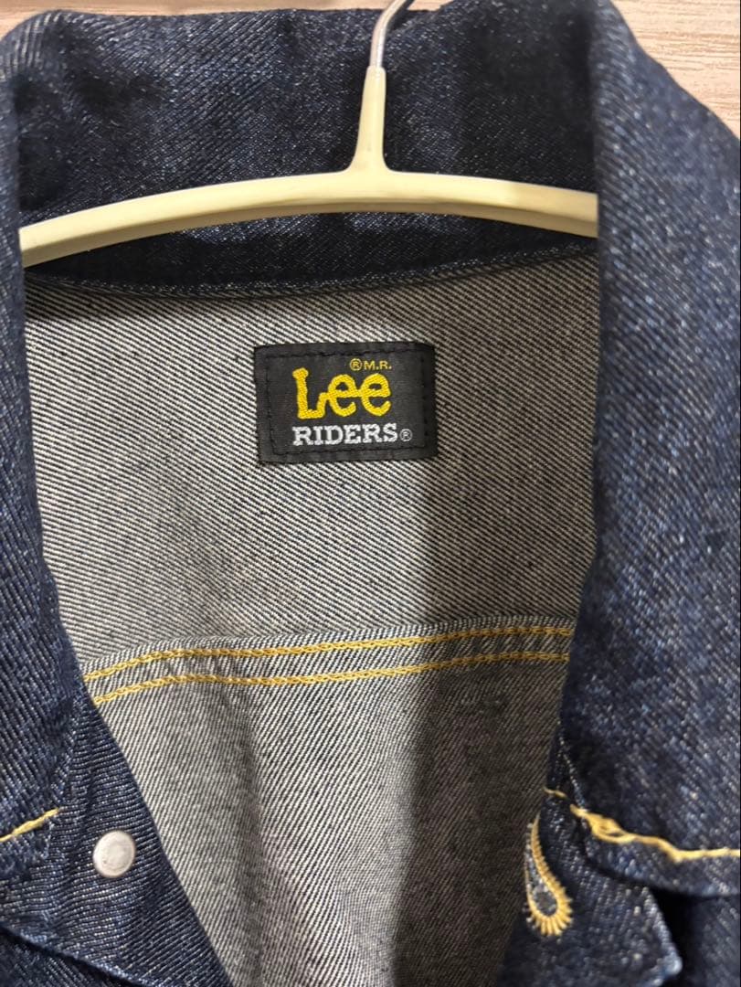 Lee RIDERS デニムジャケット M A10013 濃紺 美品 Gジャン