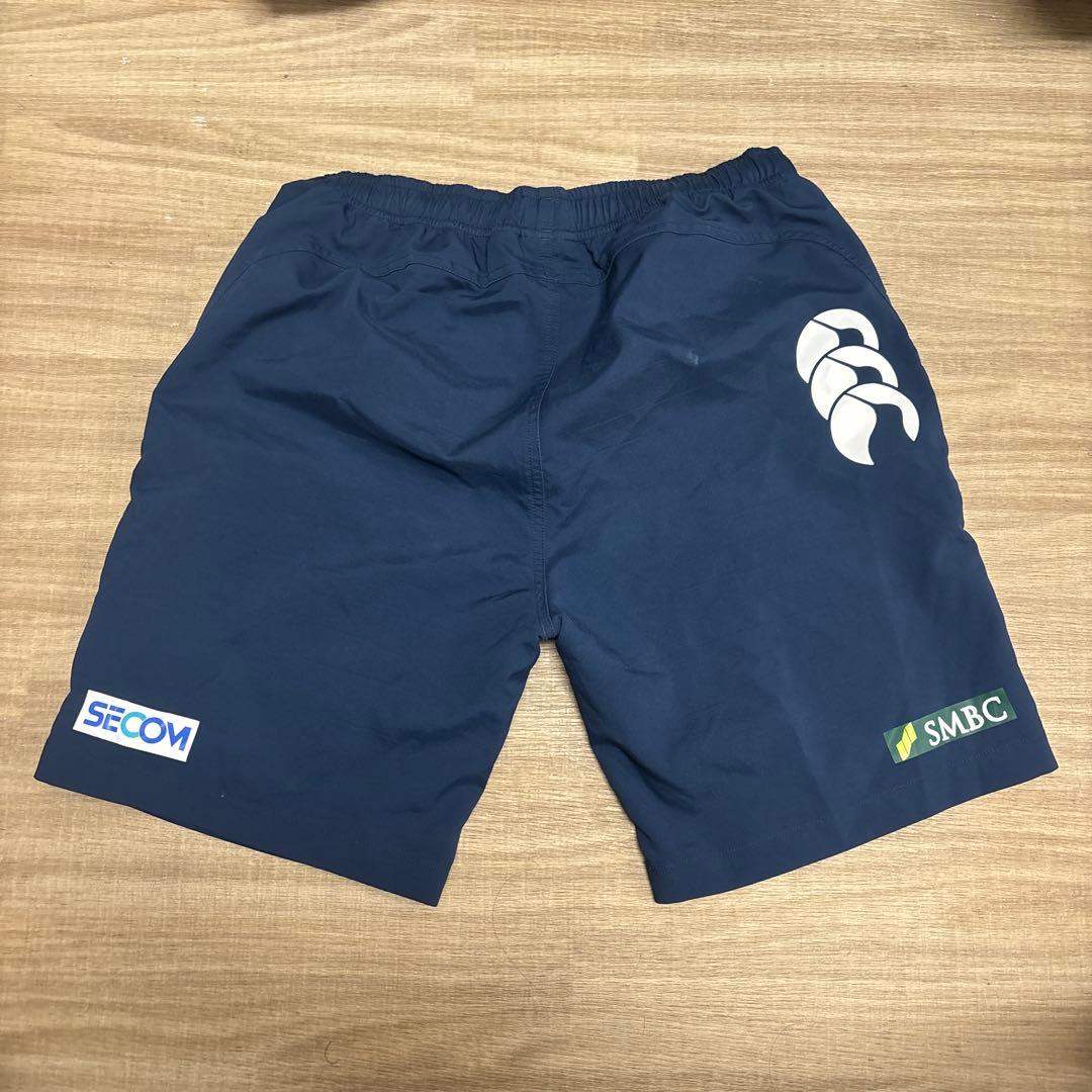 canterbury JAPANハーフパンツ XL ネイビー　　福井翔太着用済み