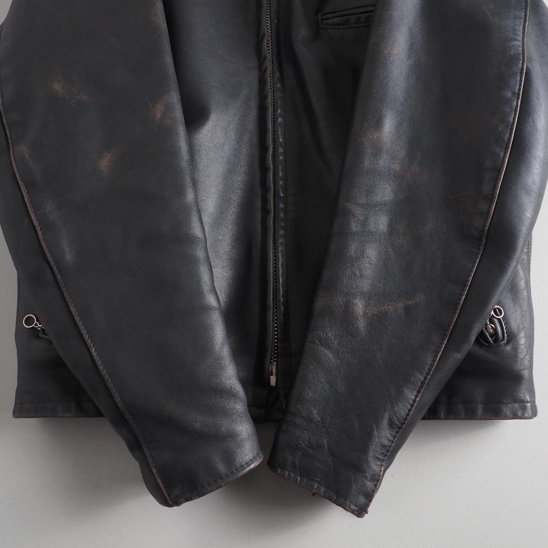 Schott　641　size40　シングルライダースジャケット　ライナー付き