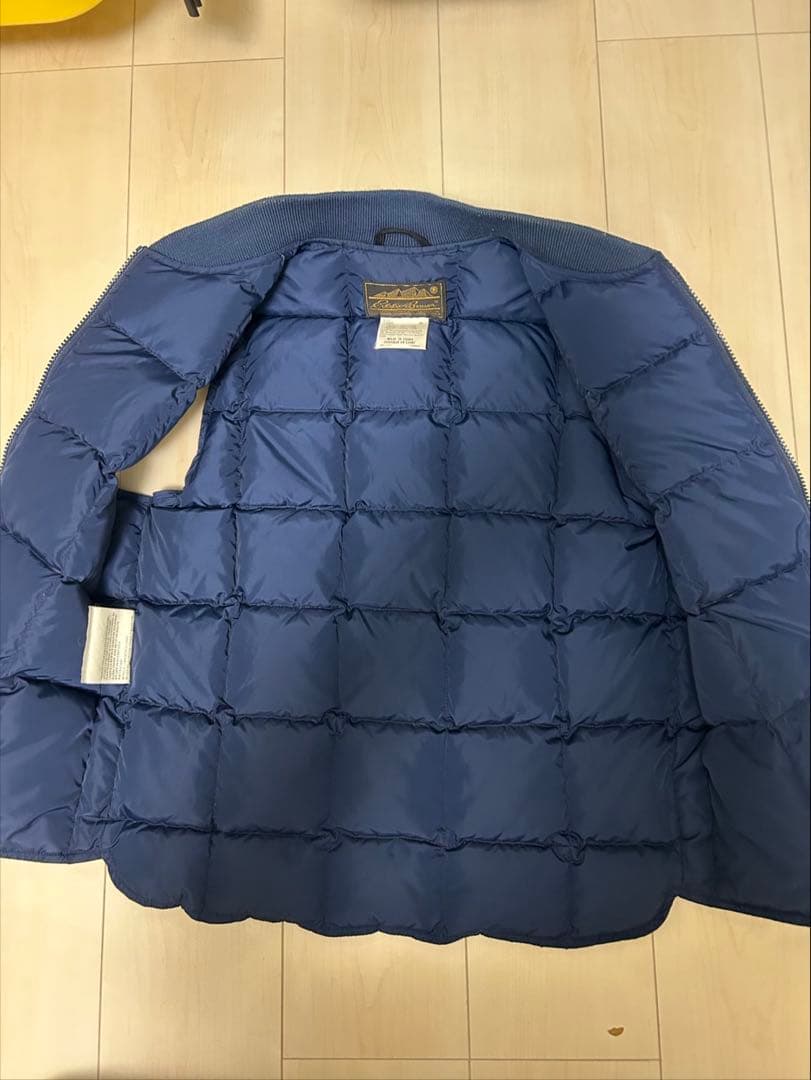80s Eddie Bauer ダウンベスト 黒タグ 柴田ひかり 着用モデル