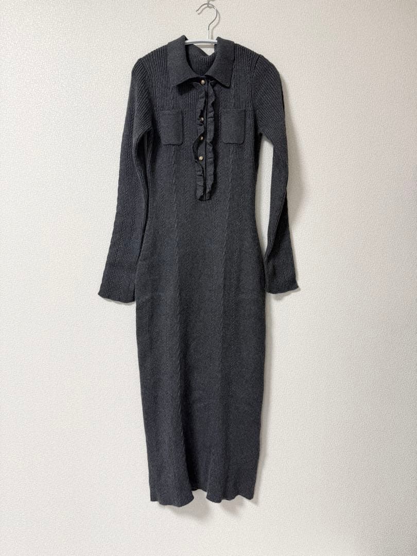 her lip to♡ Margot Knit Long Dress Sサイズ