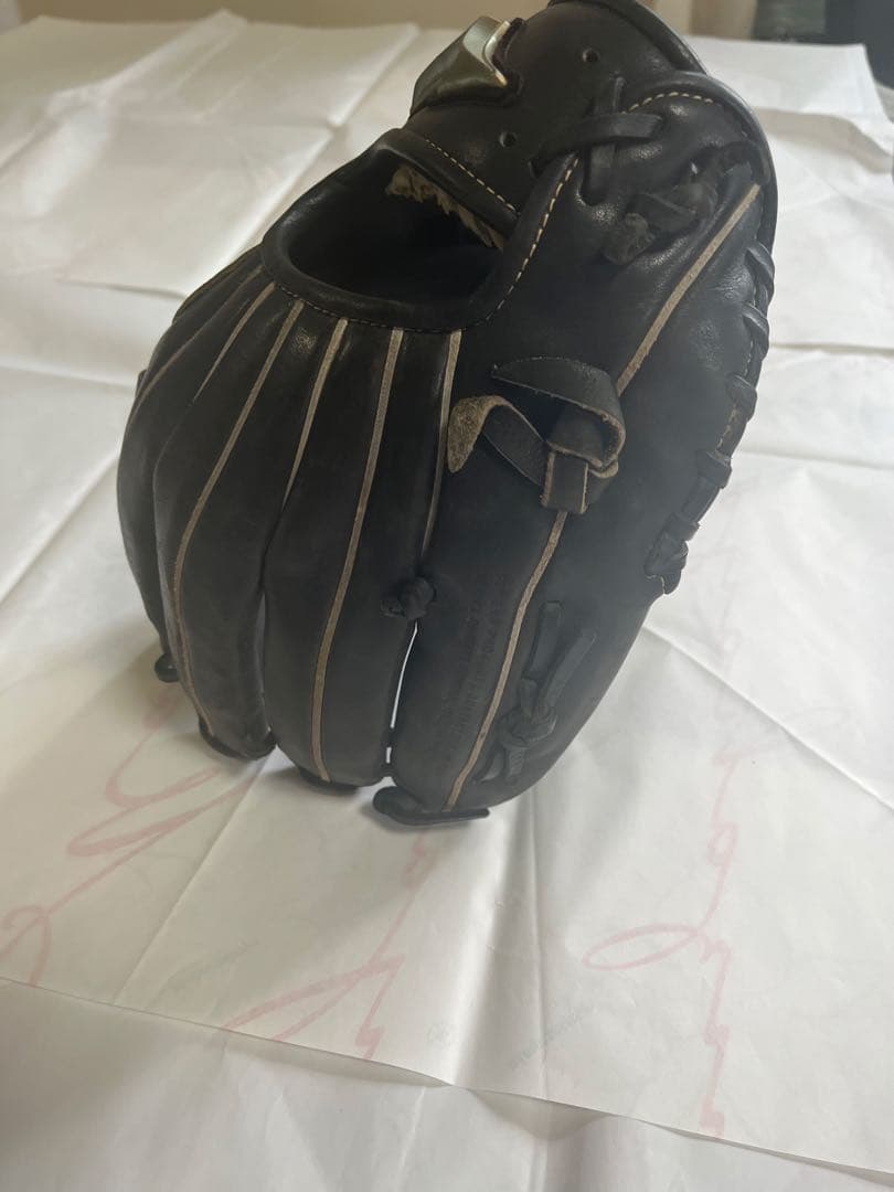 ミズノ 軟式グローブ 黒 グローバルエリート　小学生