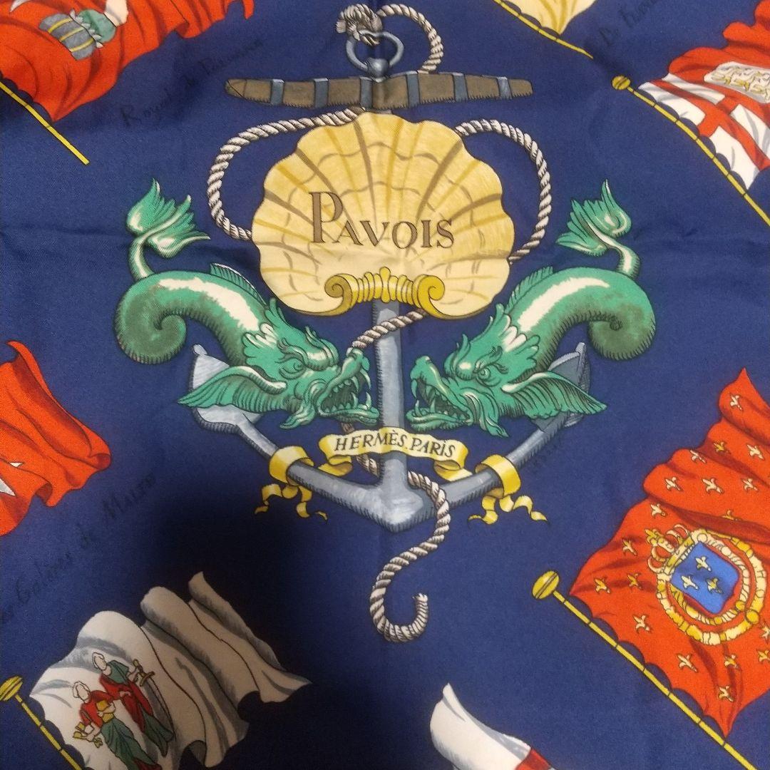 HERMES シルクスカーフ 国旗デザイン