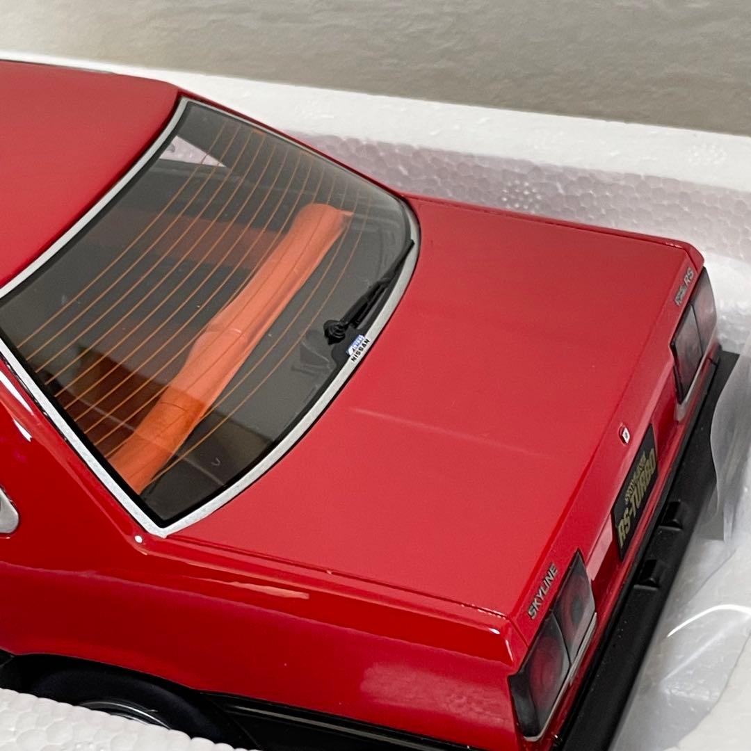 京商 サムライ 1/18 ニッサンスカイライン RS 2000 ターボ レッド