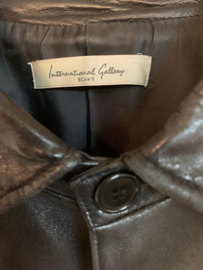 【春物アウター】International Gallery BEAMS レザー