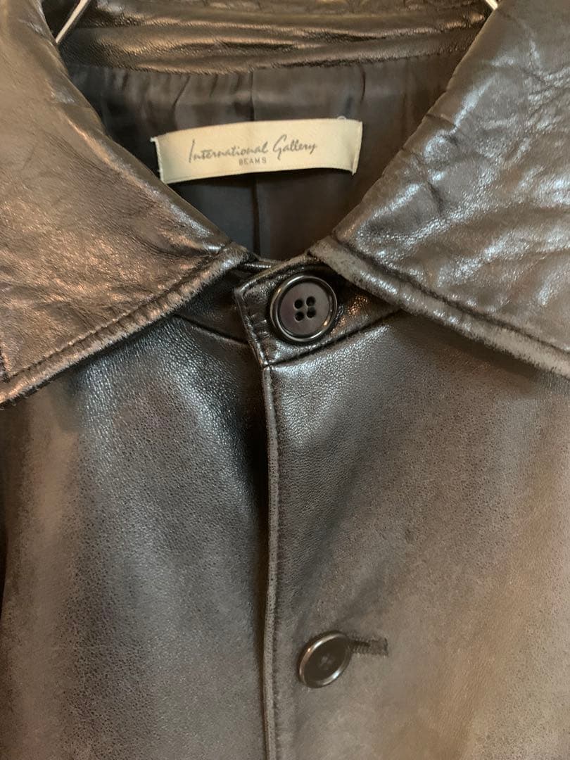 【春物アウター】International Gallery BEAMS レザー
