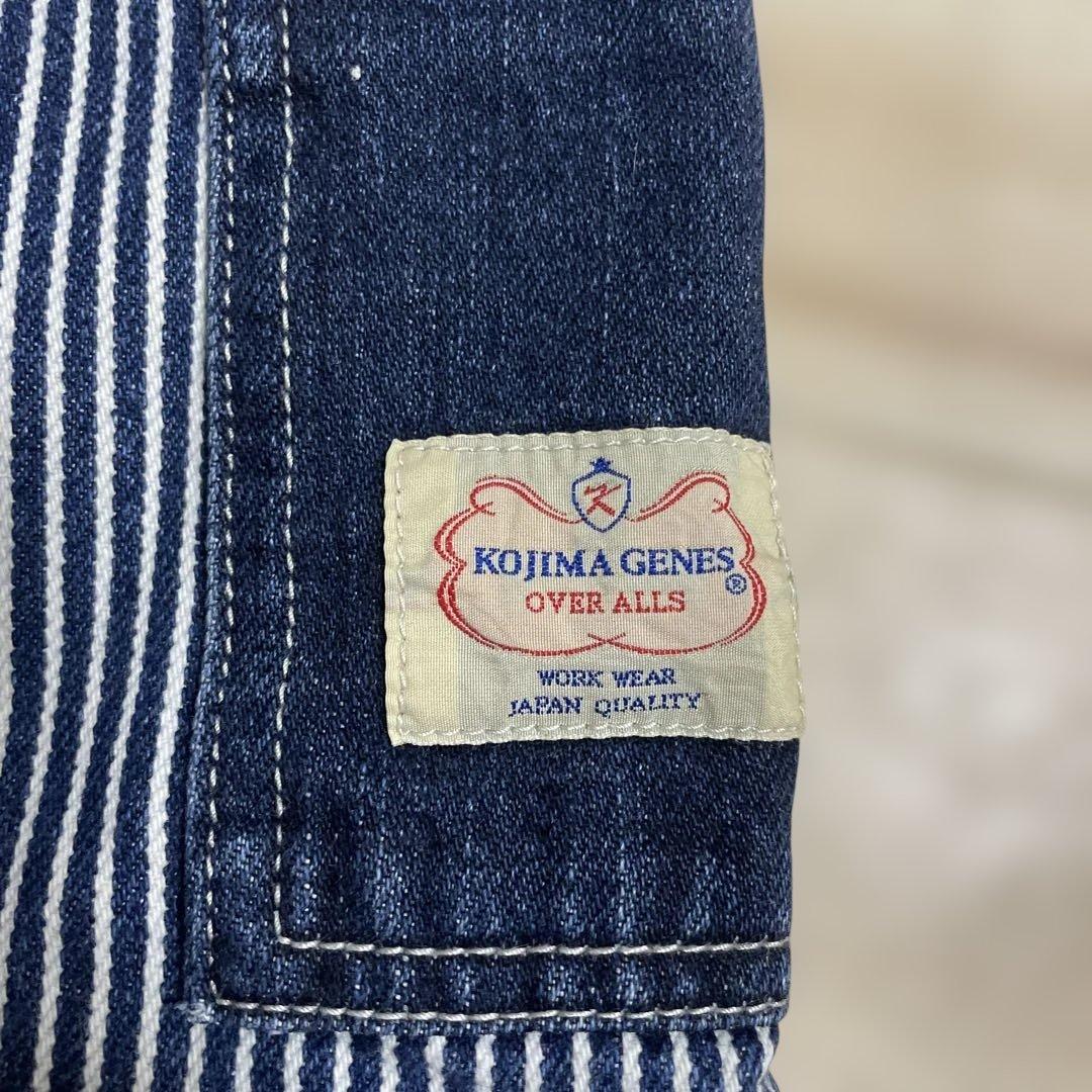 児島ジーンズ KOJIMA GENES ヒッコリー×濃紺 ペインターデニムパンツ