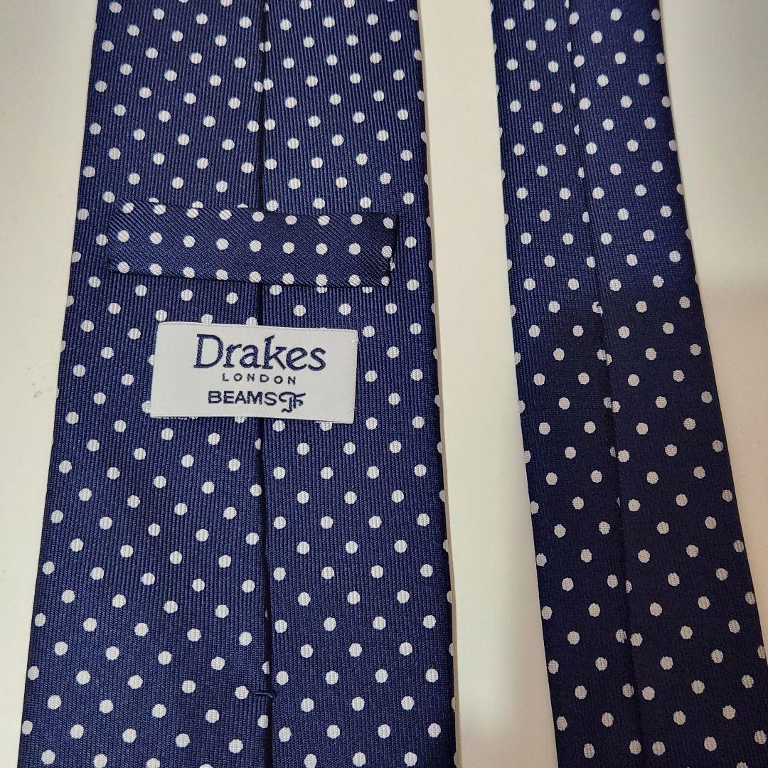 ドレイクス Drakes BEAMS別注 50オンス ロイヤルツイン ネクタイ