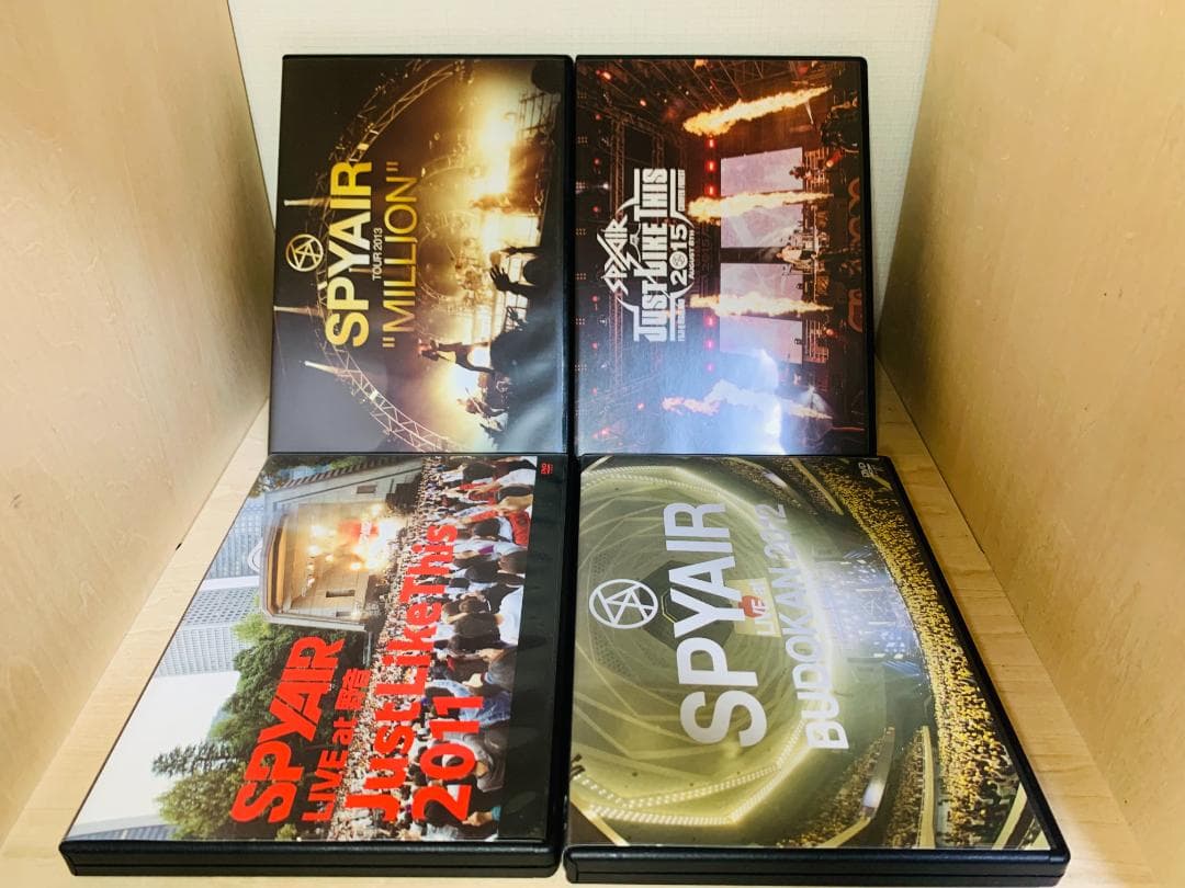 SPYAIR ライブ DVD 4枚セット