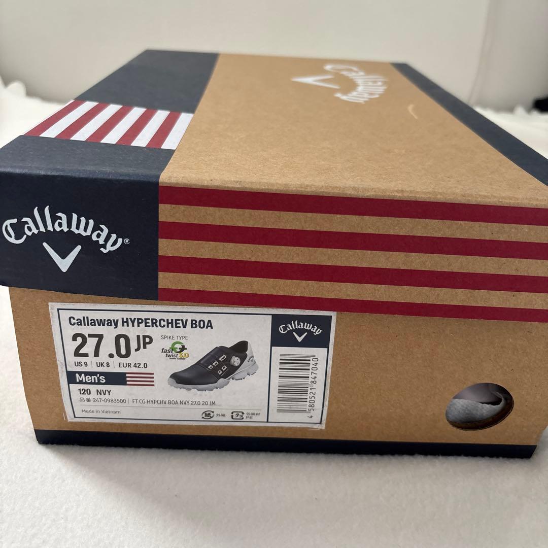 Callaway HYPERCHEV BOA シューズ 27.0 JPダイヤル式