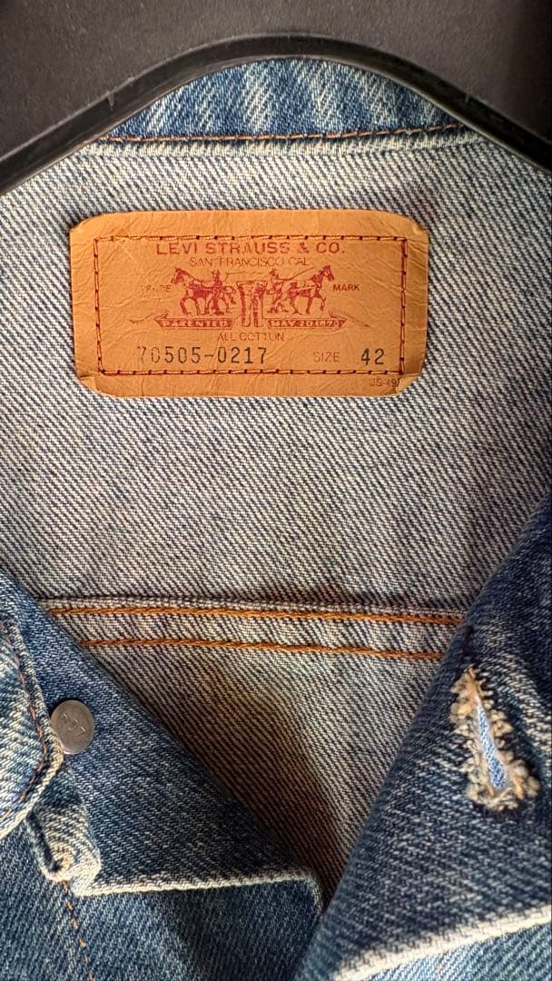 90s Levi’s 70505 trucker Jacket 4th