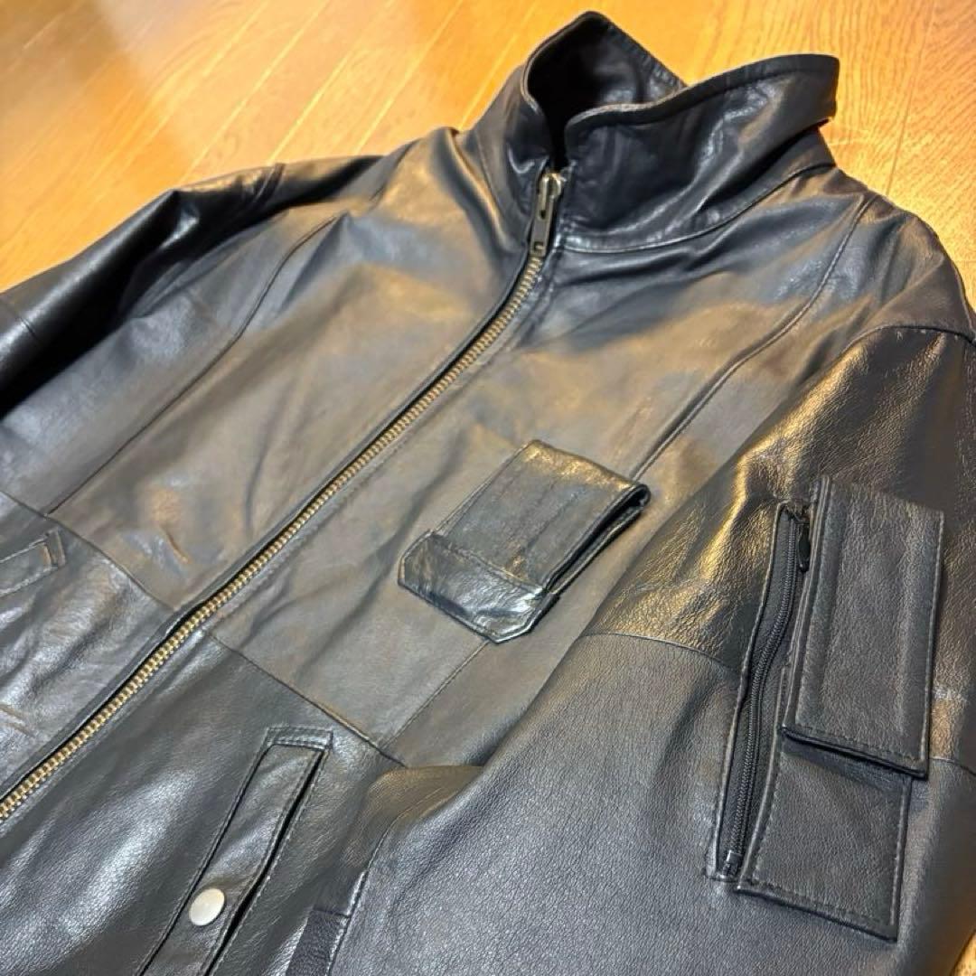 FRONT 11201 リメイクレザー フランス軍 フライトジャケット