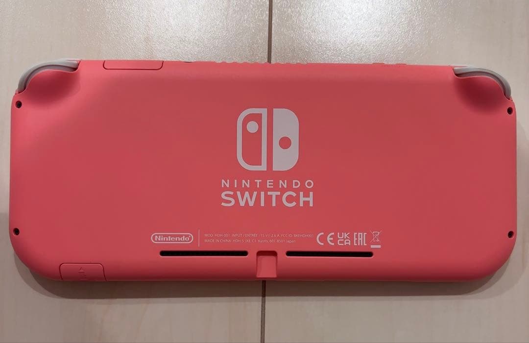 Nintendo Switch Lite 本体　コーラル　ピンク　充電器　箱あり